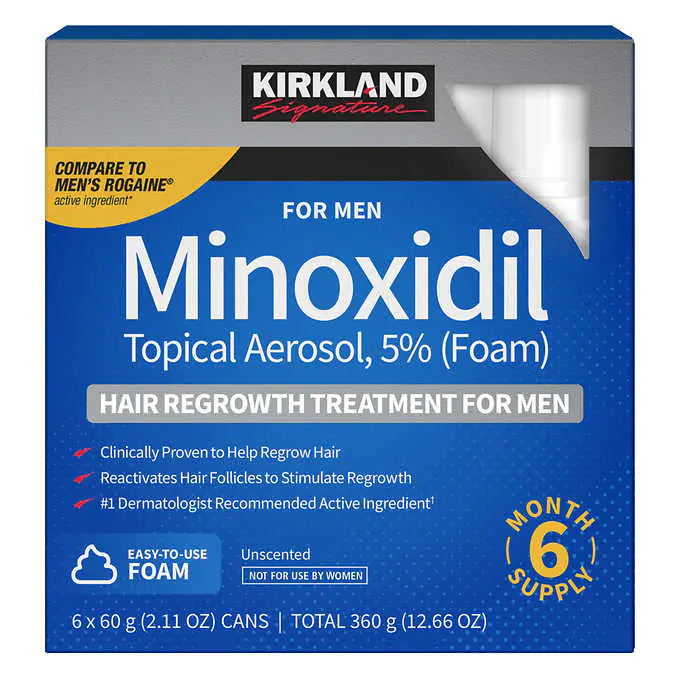 Kirkland Minoxidil 5% Foam